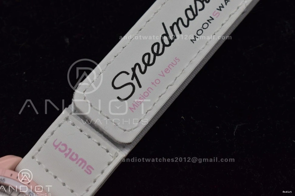 Omega Venus Strap Nylon x to Quartz Moonwatch on Mission Swatch Bioceramic 1218